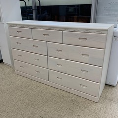 【ジモティー割引で最大15%OFF⭐️】ローチェスト 4段 ホワ...