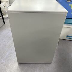 ① 2段 サイドキャビネット 幅40×奥行70×高さ71cm 鍵付き 袖机 デスクワゴン 脇机 スチールワゴン 事務用品 札幌市手稲区の画像