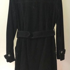 ベルト付き ロングコート 黒 13号 13AR XLサイズ相当 の画像