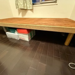 フレーム　ベッド　木制の画像