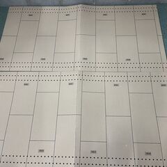 キッチンマット ラグ 2枚セット 約2畳分 幅91cm×奥行182cmの画像