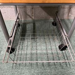 キッチンワゴン キャスター付 キッチンラック 幅43cm×奥行37cm×高さ88cmの画像