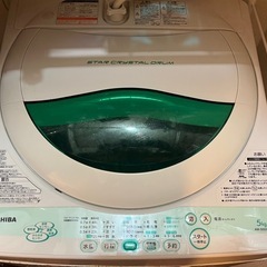 【11/9まで】動作良好⭐️東芝　5kg 洗濯機　の画像