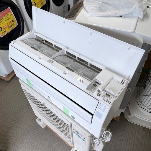 【超美品‼️】富士通 2021年製 6畳用エアコン ノクリア 2way除湿 快適自動スイング 100V/2.2kw
