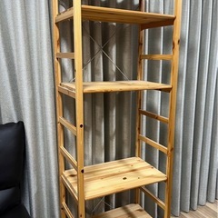 無印良品　パイン材　ユニットシェルフの画像