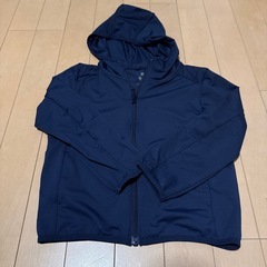 110　ユニクロ　ドライメッシュパーカー　ネイビー