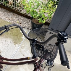 自転車（カゴつき）27インチ【中古】の画像