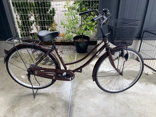 自転車（カゴつき）27インチ【中古】