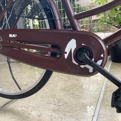 自転車（カゴつき）27インチ【中古】の画像