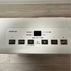 OSAKA GAS ガスファンヒーター 13A N140 586ガスコード付きの画像