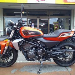 NO.5447　ハーレーダビットソン　Ｘ３５０　走行距離３２ＫＭ　オレンジ／ブラック　☆彡の画像