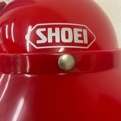 SHOEI 赤ヘルメットの画像