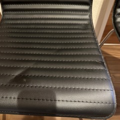 ニトリ　イス　食卓用　ブラック2台【11月前半まで】の画像