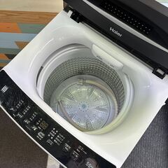 店頭引き渡し 中古 Haier ハイアール 全自動電気洗濯機 JW-U55A 2023年製 5.5kg 動作確認済みの画像