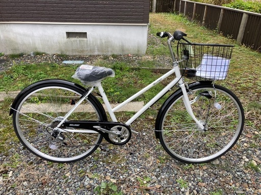 未使用 未登録 自転車 ベルファースト 27インチ 6段変速