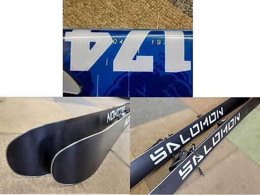 札幌【サロモン ファットスキー GUN 174cm】センター幅約96mm 新雪 パウダースノー フリーライド SALOMON 北20条店