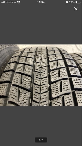 ダンロップ 215/70R16 4本 スタッドレスタイヤ中古 バリ山 足上げジムニーハリアーCX-5エクストレイルクルーガー