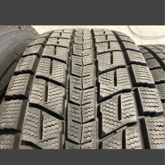 ダンロップ 215/70R16 4本 スタッドレスタイヤ中古 バリ山 足上げジムニーハリアーCX-5エクストレイルクルーガーの画像