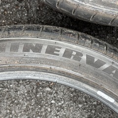【走行500km以下】ミネルバ 225/40R/18 2本セットの画像