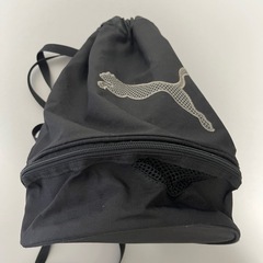 PUMA プールバック　ブラックの画像