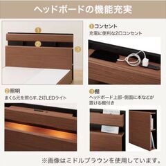 ♦️美品♦️　ベッド　NITORI製品の画像