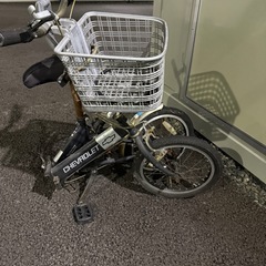 ミニ折りたたみ自転車の画像