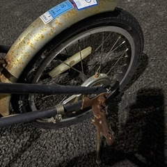 ミニ折りたたみ自転車の画像