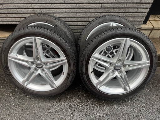 スタッドレスタイヤ純正ホイールセットAUDI A4/S4 245/40R18 ピレリー ICE ZERO