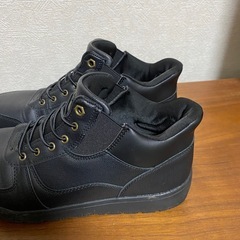着用1回　防水ブーツ　ハイカット　スニーカー　メンズ　26.0cm　レインシューズの画像
