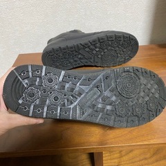 着用1回　防水ブーツ　ハイカット　スニーカー　メンズ　26.0cm　レインシューズの画像