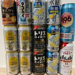 お酒、ビール、ハイボール、酎ハイ等
の画像