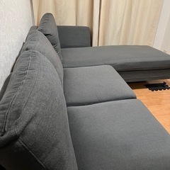 L字型ソファーべっとベットの画像