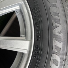 【新品‼️】　スタッドレス　16インチ　タイヤホイール4本セット　ダンロップウィンターマックスの画像