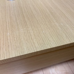 ニトリ　ガラスローテーブル　引き取り限定の画像