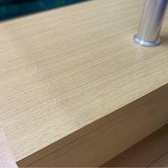 ニトリ　ガラスローテーブル　引き取り限定の画像