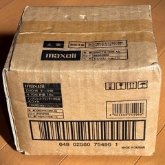 未開封　長期保管品maxell DVD-R 100枚の画像