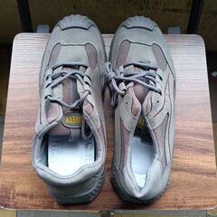 新品 26.5cm メンズ スニーカー グレー 厚底 シューズ 普段着 識別番号:【T448-S】の画像