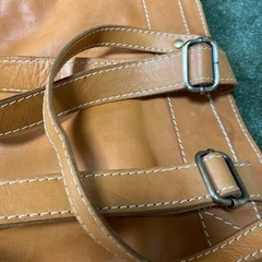 本革　バック　リュックの画像