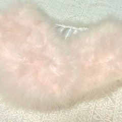 振袖用　ストール　ピンクの画像