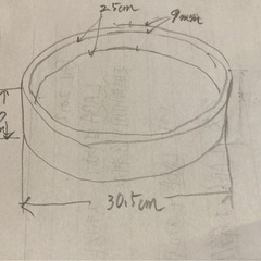 飛騨の漆器　春慶塗り　丸型盆の画像