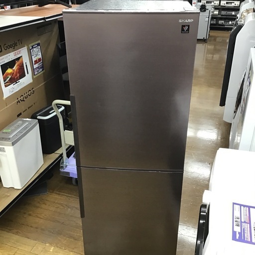 #J-50【ご来店頂ける方限定】SHARPの2ドア冷凍冷蔵庫です