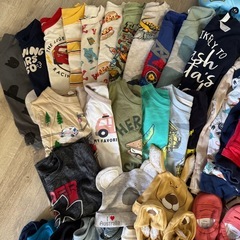 男の子　洋服まとめてまとめての画像