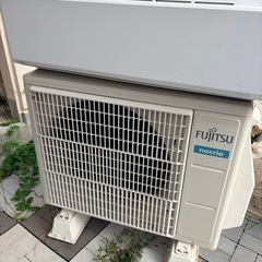 【ポンプダウン済み】富士通 nocria ルームエアコン AS-C221L-W（2021年製）6畳用の画像