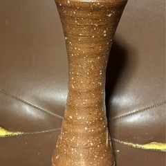 信楽焼 ハンドメイド花瓶24x9cmの画像