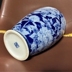 高級陶器　若山作の花瓶2つセット　26x16cmの画像