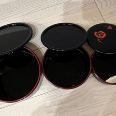 新品 KENZO 丸型 三段 お重箱の画像