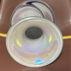 アブストラクト柄のガラス花瓶30x20cmの画像
