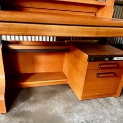 中古のロングランデスク学習机になります、の画像
