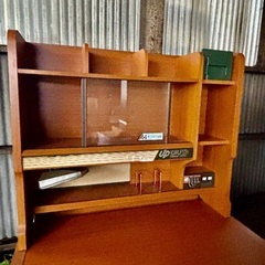 中古のロングランデスク学習机になります、の画像