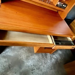 中古のロングランデスク学習机になります、の画像